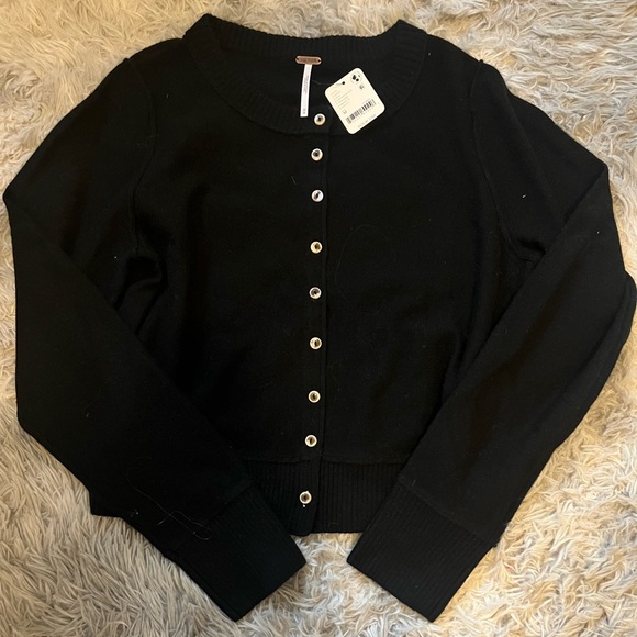 Free People Sweaters - NWT retail $148. Free people , Cashmere, Classic Black cardigan